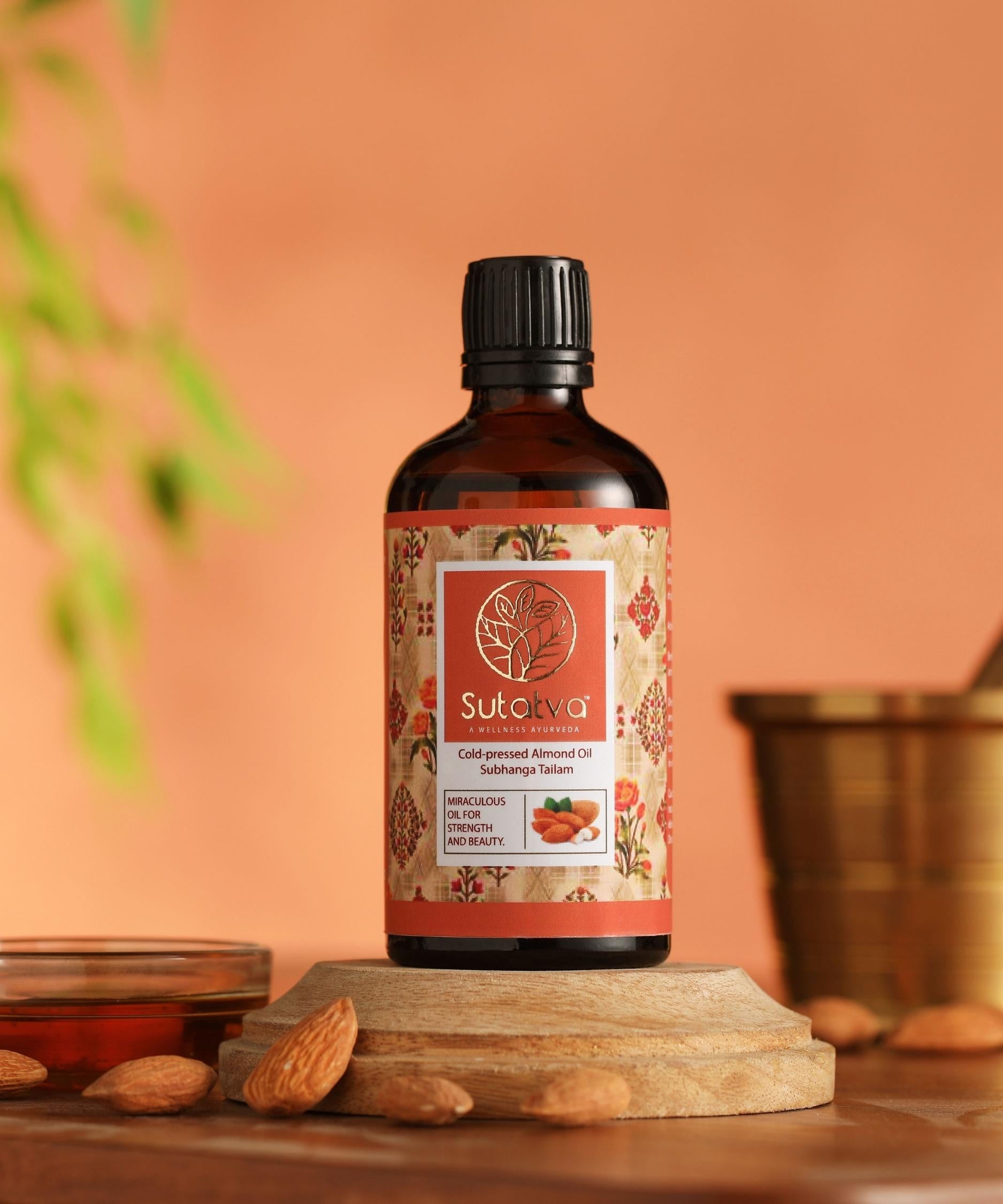 Cold Pressed Almond Oil (Shubhanga Tailam)