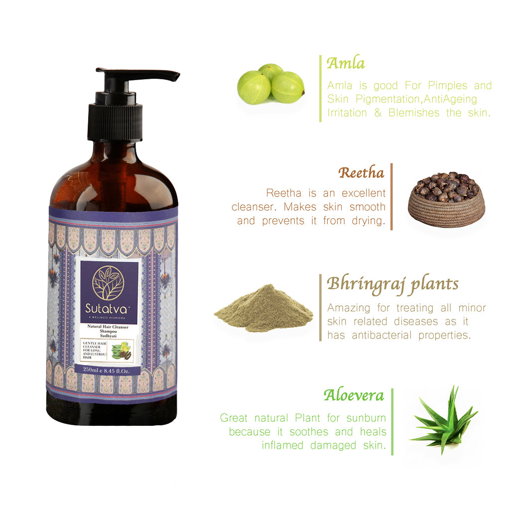Natural Cleanser Hair Shampoo (Sudhyati)