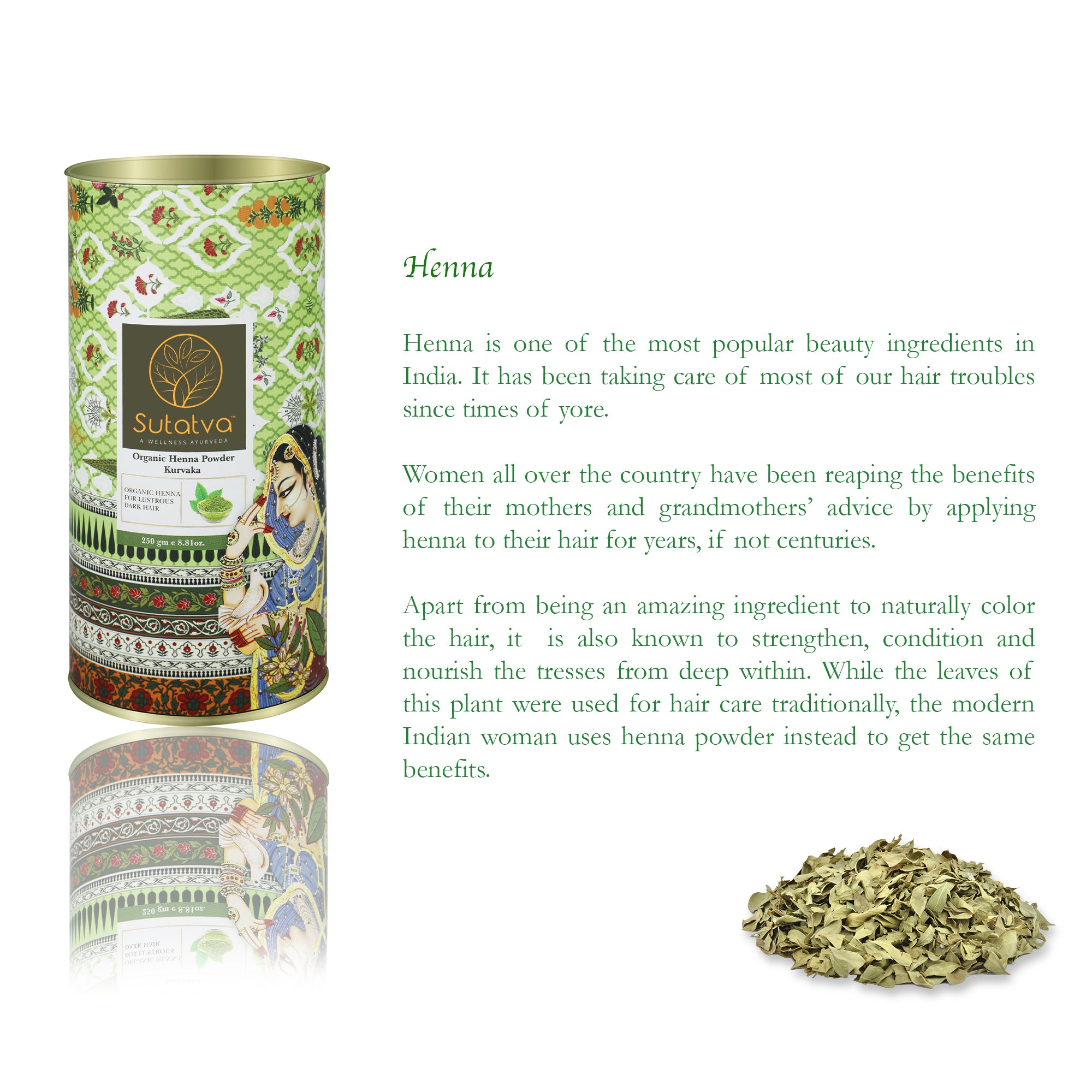 Natural Henna Powder (Kurvaka)