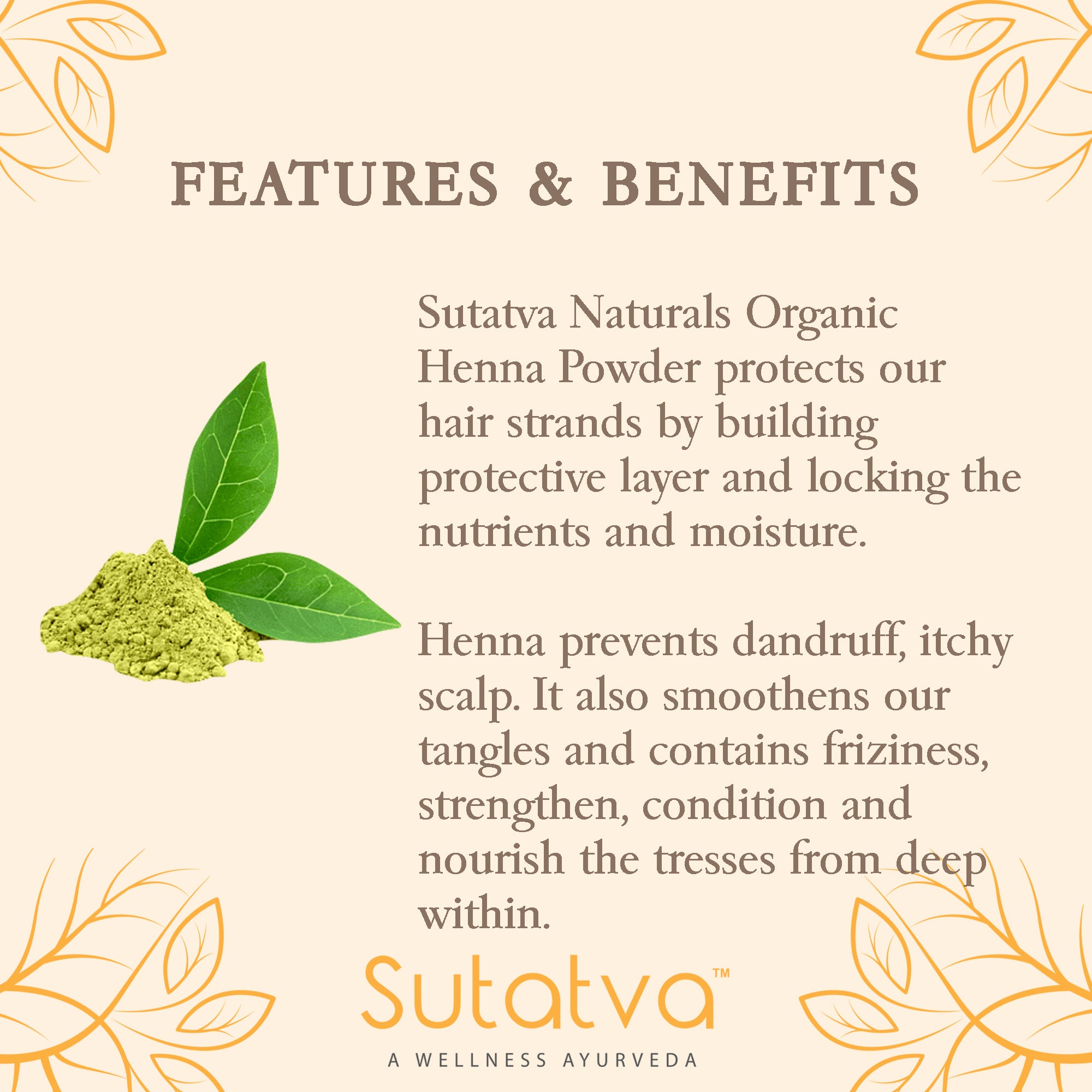 Natural Henna Powder (Kurvaka)