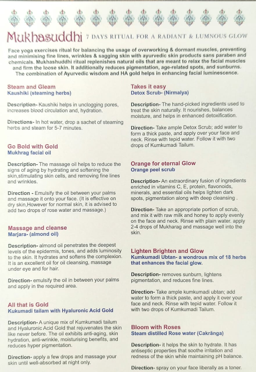 MukhaShuddhi- The Face Yoga Ritual Kit