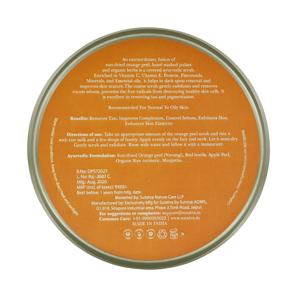 Orange Peel Scrub ( Nadeya)