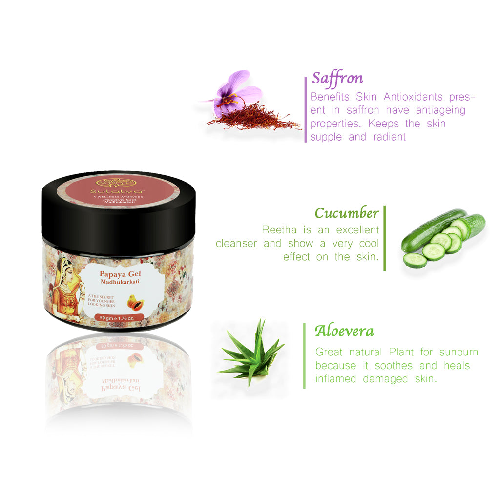 Handmade Papaya Face Gel (Madhukarkati)